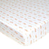 TL Care Fitted Crib Sheet 28" x 52", Soft Breathable Neutral 100% Cotton Jersey Sheet, Gold and Pink Feather, for Boys and Girls, Fits Crib and To...