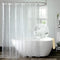 AooHome 72 Wx66 L inch Bathroom Curtain, 3D Stone Shorter Shower Liner with Bottom Magnets, Water Repellent, Semi Transparent...