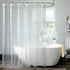 AooHome 72 Wx66 L inch Bathroom Curtain, 3D Stone Shorter Shower Liner with Bottom Magnets, Water Repellent, Semi Transparent...