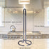 Creative Home Heavy Duty Metal Paper Towel Holder | Standing Roll Dispenser for Kitchen, Dining Countertops, Bathroom, Stable Base, 4.8" Diam × 11...