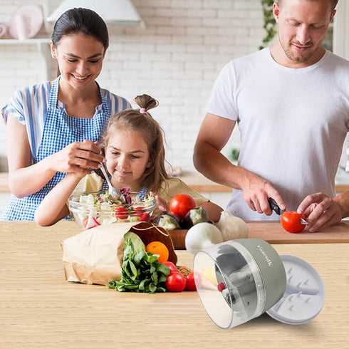 Handheld Spiralizer Vegetable Slicer,4 in 1 Heavy Duty Veggie Spiralizer Zucchini Spaghetti Maker,Vegatable Spiral Slicer for Salad,Carrot,Fruit,C...