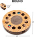 Furhaven Scratching Pad Ball Track Cat Toy w/ Catnip for Indoor Cats - Round Busy Box Scratcher - Tan, One Size...
