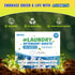 FIXSMITH Laundry Detergent Sheets - 200 Loads (100 Sheets) Fresh Linen Scent - Hypoallergenic,Eco Friendly Laundry Detergent Strips Ultra-Concentr...