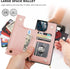 Bocasal Crossbody Wallet Case for iPhone 13 Pro Max with RFID Blocking Card Slot Holder, Magnetic Flip Folio Purse Case, PU Leather Zipper Handbag...