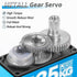 Miuzei 35kg High Torque RC Servo, Coreless Servo Motor Metal Gear Digital Waterproof Steering Servo for Arduino 1/8 1/10 RC Car Robotic DIY 270 De...