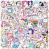 Cute Unicorn Stickers Pack 100pcs Vinyl Laptop Water Bottle Stickers for Girls Motorcycle Luggage Cup Graffiti Bomb Decals Skateboards Snowboard U...