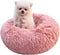 Pink Puppy Bed 15 Inch Washable, Donut Soft Small Pet Bed,Calming Anti Anxiety Round Fits up to 5 lbs Warm Comfort Pets Beds for Puppy Dogs Indoor...
