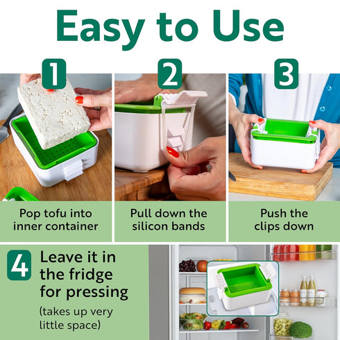 Tofu Press by Tofuture - The Original and Best Tofu Press. Easily And Quickly Remove Water from Tofu to Improve the Flavor and give Perfect Textur...