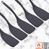 Ram-Pro Melamine Hard Plastic Turner Heat-Resistant Rubber Kitchen Spatulas Heavy Duty Kitchen Utensils for Cooking Flipping Fish Pancake Eggs Mel...