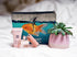 Inspirational Mindset is Everything Goldfish Shark Fin Makeup Bag Decorative Women's Cosmetic Bag Zipper Pouch Travel Toiletry,Motivational Positi...