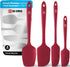 DI ORO Silicone Spatula Set - Rubber Kitchen Spatulas for Baking, Cooking, & Mixing - 600°F Heat-Resistant & BPA Free Silicone Scraper Spatulas fo...