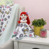 Disney Ariel and Princess White and Aqua Lovey Security Blanket...