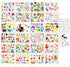 26 Pieces 10 x 7 Inch Drawing Stencil Set for Kids Over 400 Patterns Animals Letters Flowers Dinosaur Christmas Painting Coloring Templates for Ed...