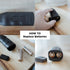 Grosche EZ Latte Battery Operated Milk Frother and Matcha Whisk - Black...