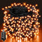 66 FT 200 LED Halloween Lights, Orange Outdoor String Lights with 8 Lighting Modes, Waterproof Fairy Lights for Christmas Outdoor Party Yard Garde...