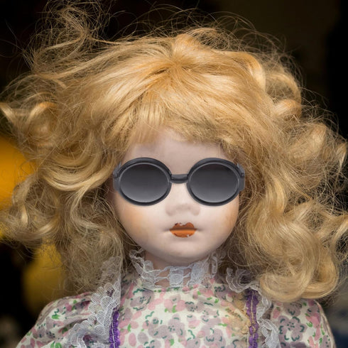 TOYANDONA 40pcs Doll Glasses, Miniature Doll Eyeglasses Mini Doll Costume Accessories for Dollhouse Crafts (Random Color) Miniatures for Crafts...