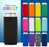 QualityPerfection Slim Can Cooler Sleeves (6 Units) Insulated, Beer/Energy Drink Neoprene 4mm Thickness Thermocoolers for 12 oz Tall Skinny Bevera...