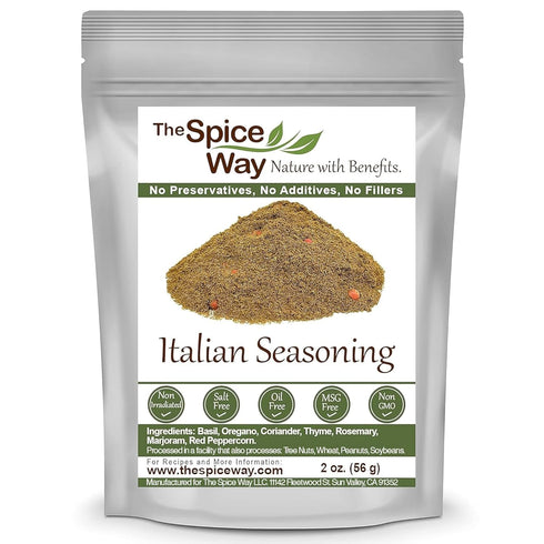 The Spice Way Italian Seasoning - a gourmet spice blend with Italian herbs and spices. Can be used on any Italian dish including pasta, pizza and ...