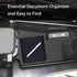 Car Insurance and Registration Holder, 5.5 x 5 Inch PU Leather Vehicle Glove Box Organizer Wallet Case for Insurance Card, Driver License, Paperwo...