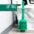 JS Jackson Supplies Professional Bellows Accordion Toilet Plunger, High Pressure Thrust Removes Heavy Duty Clogs from Clogged Bathroom Toilets, Al...