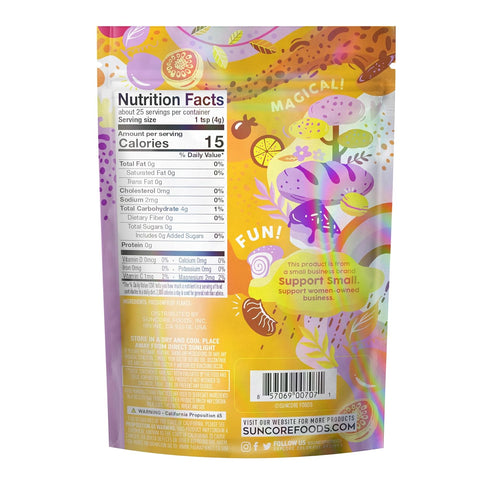 Suncore Foods Sparkling Passionfruit Flakes, Golden Yellow Food Flakes, Gluten-Free, Non-GMO, 3.5oz (1 Pack)...