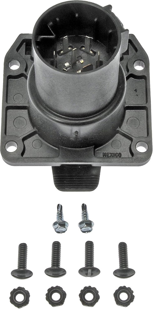 Dorman 924-308 Trailer Hitch Electrical Connector Plug Compatible with Select Ford / Lincoln / Mercury Models...