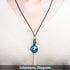 Original Galaxy Pendant Necklace, Universe Glass, Space Cosmos Design,Birthday Art Japan Handmade Craftsman...