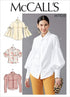 McCall's Patterns McCall's Loose Fit Women's Button-Up Blouse Sewing Patterns, Sizes 6-14...