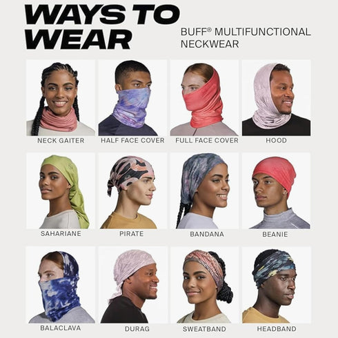 BUFF CoolNet UV Neck Gaiter, UPF 50 Sun Protection, Breathable, Versatile, Quick Dry Face Mask, Solid Colors, Adult Size...