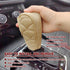 Car Gear Shift Cover, Waterproof PU Leather Automotive Gear Stick Shift Knob Rod Dust Cover Protector Car Interior Accessories for Most Cars Truck...
