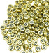 200Pcs Round Ancient Gold Letter G Beads,4x7mm Flat Letter-G Beads for Bracelets,Alphabet Beads for Jewelry Making DIY Necklaces Crafts Supply(Gol...