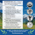 Pure Mountain Botanicals Organic Liquid Stevia Sweetener – Alcohol Free and Kosher Sweet Sugar Substitute Stevia Drops - 1oz Glass Bottle...