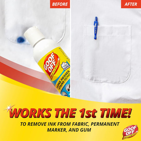 Goof Off Marks, Messes & Stains Remover, 8 fl. oz., Household Surface Safe…...