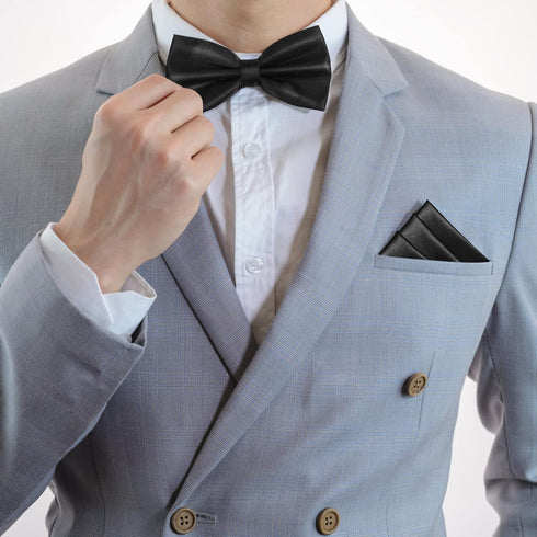 SUPVOX Mens Belt Mens Belt Mens Belt 3Pcs Cummerbund Bowtie Handkerchief Set Mens Tie Sets Adjustable Tuxedo Dress Girdle for Parties Weddings Pro...