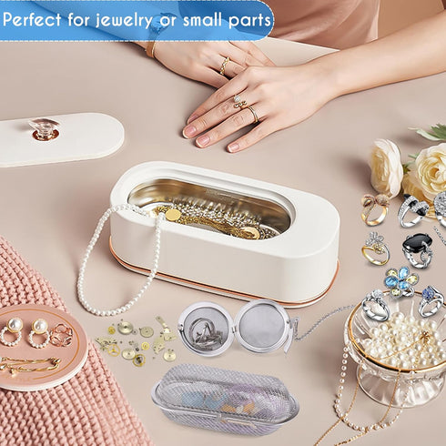 AIERSA Ultrasonic Cleaner Basket, 2Pcs Stainless Steel Basket for Ultrasonic Jewelry Cleaner,Small Part and Jewelry Cleaner Solution...