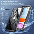 SPIDERCASE Designed for iPhone 11 Case Waterproof, Built-in Lens&Screen Protector, Full Heavy Duty Protection, 12FT Military Shockproof, Dustproof...