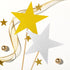 70Pcs 6 Inch Glitter Stars Cutouts Paper Confetti Star Dulinkas Double Printed Paper Star Decorations for Classroom Wall Festival Movie Night Part...