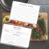 Recipe Instruction Cards | 50 | 4 x 6” inches Postcard Size | Recipe Index Cards for Kitchen Supplies, Recipe Box, Housewarming Gift, Wedding Show...