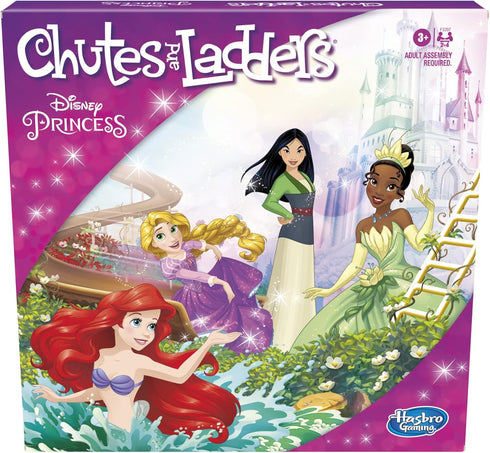 Hasbro Gaming Chutes and Ladders: Disney Princess Edition Board Game for Kids Ages 3 and Up, Preschool Game for 2-4 Players (Amazon Exclusive)...