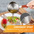 Stainless Steel Sauce pan, Mini Milk Warmer Pot Soup Pan with Wooden Handle Small Saucepan for Butter Warmer Heating Milk Cooking Sauce (125ml)...