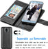 Tekcoo Galaxy J7 2018/Aero/Top/Crown/Aura/Refine/Eon Flip Case, PU Leather, ID Card Slots, Kickstand, Black...