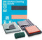 E-Cloth 5-pc Kitchen Bundle, Microfiber Cleaning Cloths Set with Dish Scrubber, Ideal Spotless Cleaner for Granite, Marble, Kitchen, Sink, Dish an...