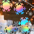 PerKoop 100 Pcs 6 Inch Large Snowflakes Cutouts Paper Winter Holographic Snowflakes Bulletin Board Cutouts Double-sided Winter Snowflakes for DIY ...