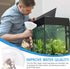 Geiserailie 15 Pieces Aquarium Filter Media Bags 150 ?m Fine Filter Bags Mesh Reusable Bags with Zipper for Activated Carbon Resins Filter (Nylon,...
