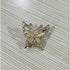 Women's Rhinestone Crystal Butterfly Brooch Pins Elegant Insect Scarf Shawl Corsage Clothing Accessories(Gold), 0.3527 Ounce...