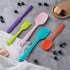 Silicone Spatula Set, 5 Piece Food Grade Rubber Spatulas for Baking, Cooking, and Mixing High Heat Resistant Non Stick Dishwasher Safe BPA-Free (M...