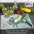 Cut N' Funnel Oceana Designer Flexible Plastic Cutting Board Mat, 15" x 11.5", Made in the USA, Decorative, Flexible, Easy to Clean...