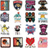 100Pcs Hockey Stickers Perfect for Water Bottle Cup Laptop Guitar Car Motorcycle Bike Skateboard Luggage Box for Teens Laptop Aesthetic Stickers...