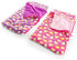 THE QUEEN'S TREASURES 18 Inch Doll Accessories, Set of 2 Soft Sleeping Bag Bedding (1 Pink and 1 Purple), Compatible with American Girl...