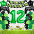 12th Video Game Birthday Party Set Include Happy Birthday Banner Video Game Balloons Controller Balloons Green Black Stars Aluminum Foil Balloons ...